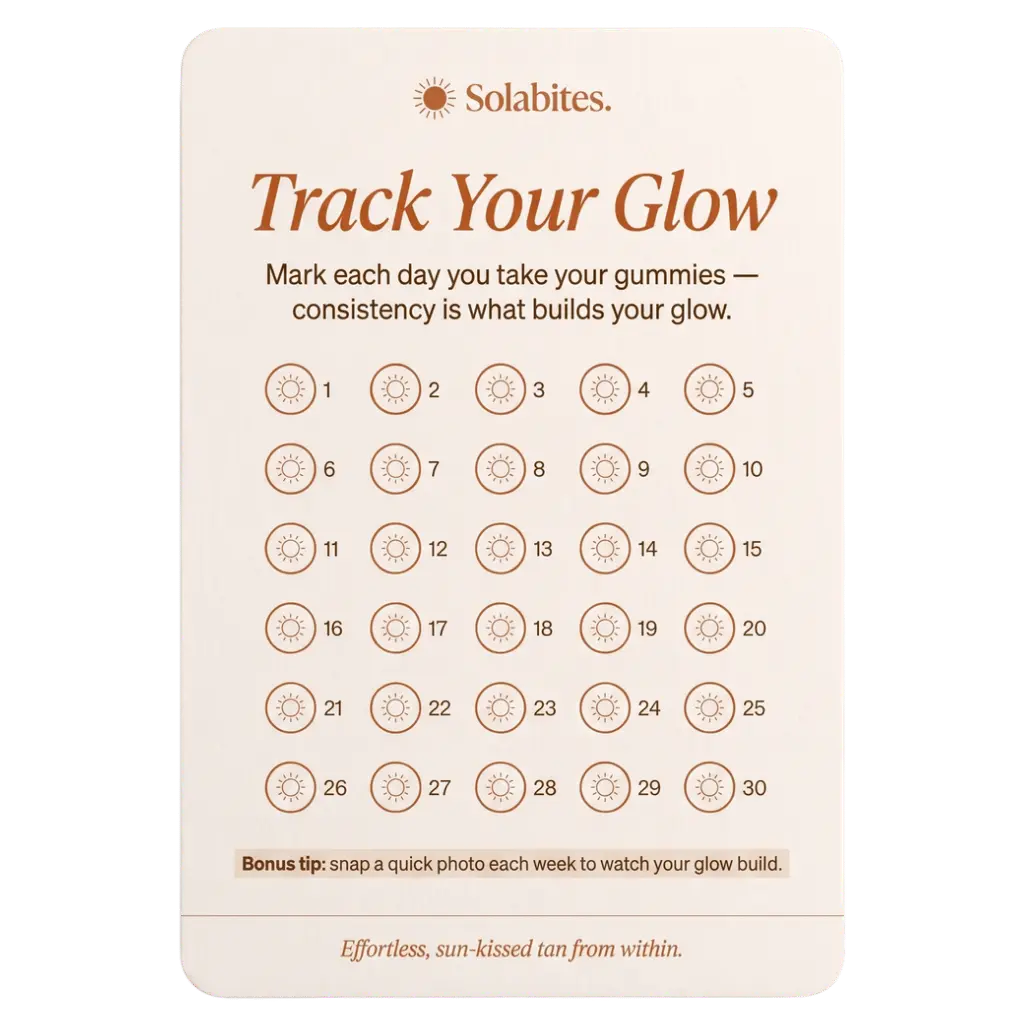 Glow Tracking Card